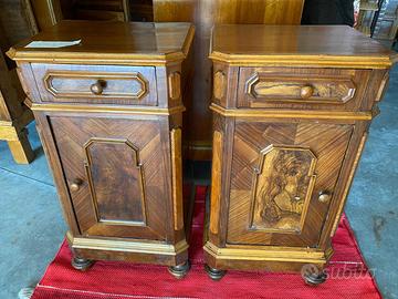 Comodini coppia vintage