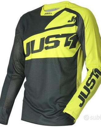 Maglia Moto Cross Enduro Just1 J-FORCE VERTIGO Gri