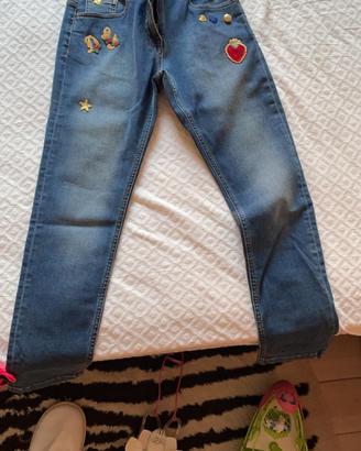 Pantaloni/jeans firmati da bambina  dai 8/12 anni