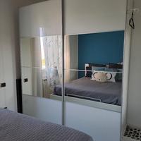 ANTE SCORREVOLI SPECCHIO E VETRO PAX IKEA