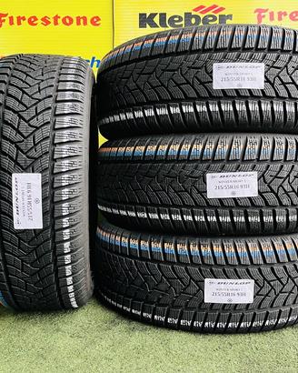 X4: Invernali 215/55R16 93H -DUNLOP- al 95%