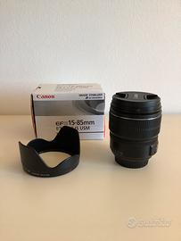 Obiettivo Canon EF-S 15-85 f 3.5-5.6 IS USM