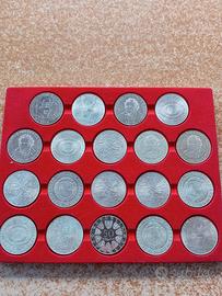 19 monete da 50 Scellini Austria in Argento
