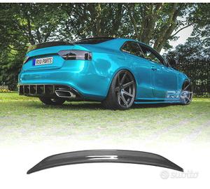 SPOILER AUDI A5 COUPE 07-16 LOOK RS5 CARBONIO