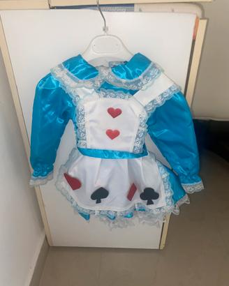 Vestito di carnevale alice bimba