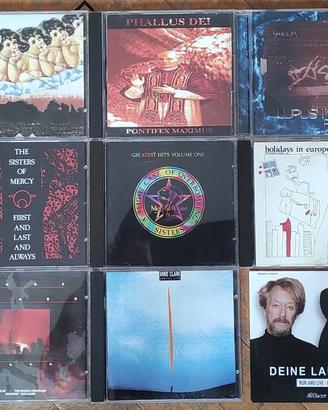 Lotto 9 Cd Originali Darkwave/Goth/Industrial