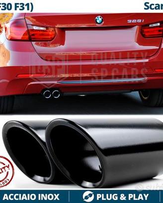 TERMINALI di Scarico NERI per BMW SERIE 3 F30 F31