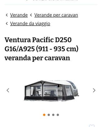 veranda x roulotte Ventura d250