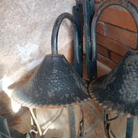 Applique da giardino in ferro battuto