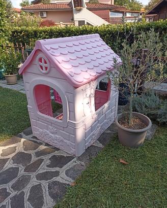 casetta per bambini rosa