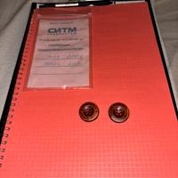 2 BOTTONI NUOVI MAI USATI MARCA”MTND(METALTREND)”A