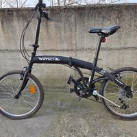 Bici pieghevole Wayscral Takeaway 100 Nera