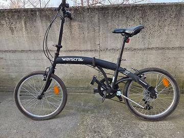 Bici pieghevole Wayscral Takeaway 100 Nera