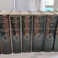 Storia della letterature italiana - Garzanti