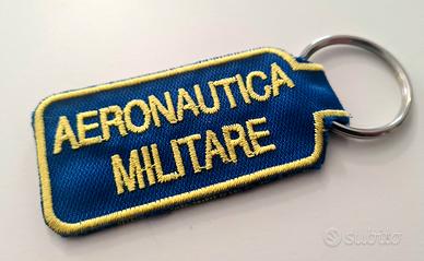 Portachiavi aeronautica militare ricamato