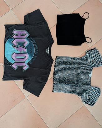 3 Top e magliette usati
