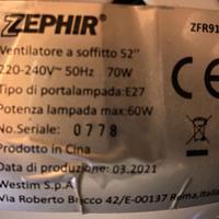 ventilatore soffitto