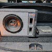 Subwoofer Impact e Amplificatore Alpine 