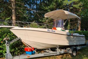 Open Mengarelli 6 M con Yamaha F100 e Carrello