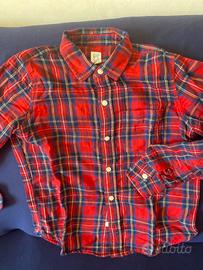 Camicia scozzese 8-9 anni