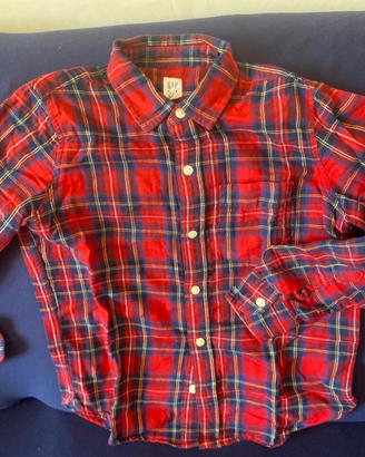 Camicia scozzese 8-9 anni