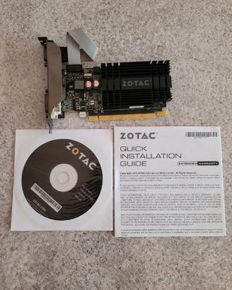 Scheda video ZOTAC GT 710 2GB 64BIT NVIDIA DDR3