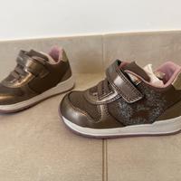 Scarpe bambina Geox n. 22 , nuove marroni