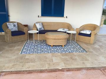 Set completo in midollino
