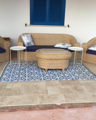 Set completo in midollino
