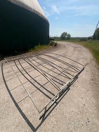 Struttura per tettoia in acciaio inox