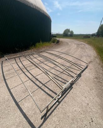 Struttura per tettoia in acciaio inox