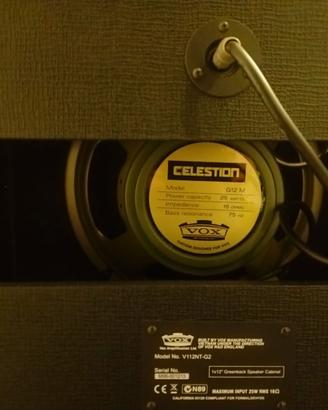 Cassa Vox 1x12  cono Celestion