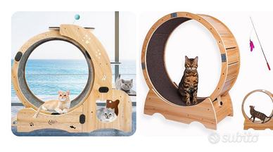 Ruota per Gatti in Legno