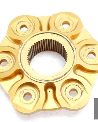 Flangia porta corona ergal CNC oro Ducati 1098 119