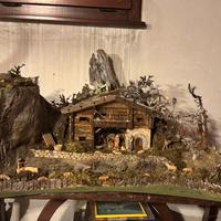 Presepe fatto a mano tirolese