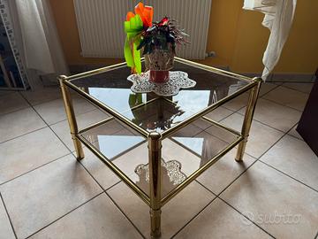 Tavolino da soggiorno in vetro