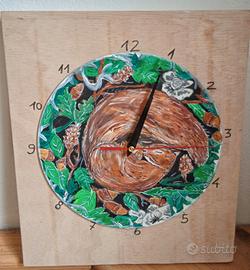 Orologio in legno 