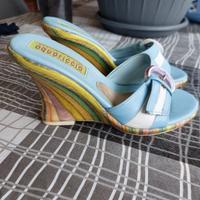 Scarpa donna aperta  con fibbia euro 8