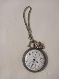 Orologio da Tasca Cronografo d'Epoca in Argento