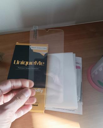 2 pellicola vetro protettiva smartphone schermo