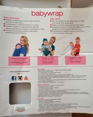Fascia porta bebè Babywrap