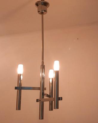 Lampadario Sciolari 3 luci anni 70