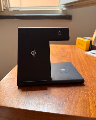 Caricabatterie wireless 3 in 1