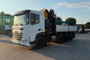 Daf XF 530 FAX 8x4 con Gru EFFER 405 6+4 e Ribalta