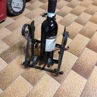 porta bottiglie in ferro