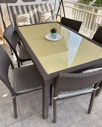 Tavolo più sedie Da giardino
