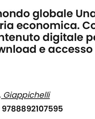 Il mondo globale Una storia economica