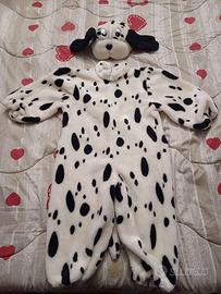 Costume carnevale dalmata bambino 2-3 anni