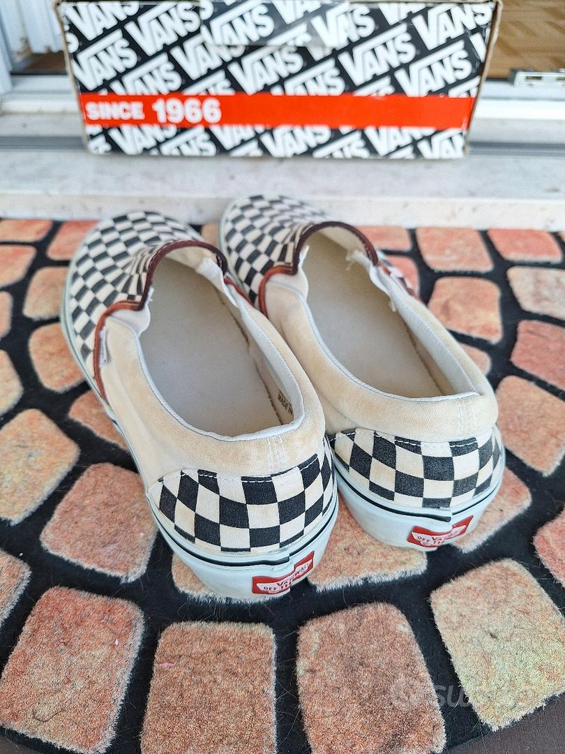 Vans a scacchi gialle sales