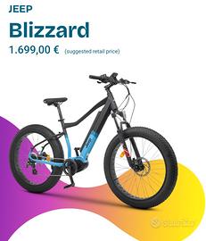 Bicicletta Elettrica  Jeep® Blizzard, ( Nuovo)